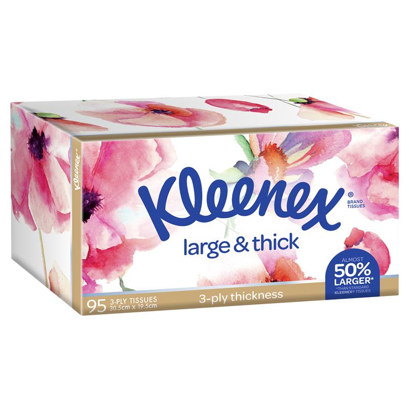 Minefelt Akademi Eastern Buy Kleenex Facial Tissues 95 Large and Thick Online at Chemist Warehouse®