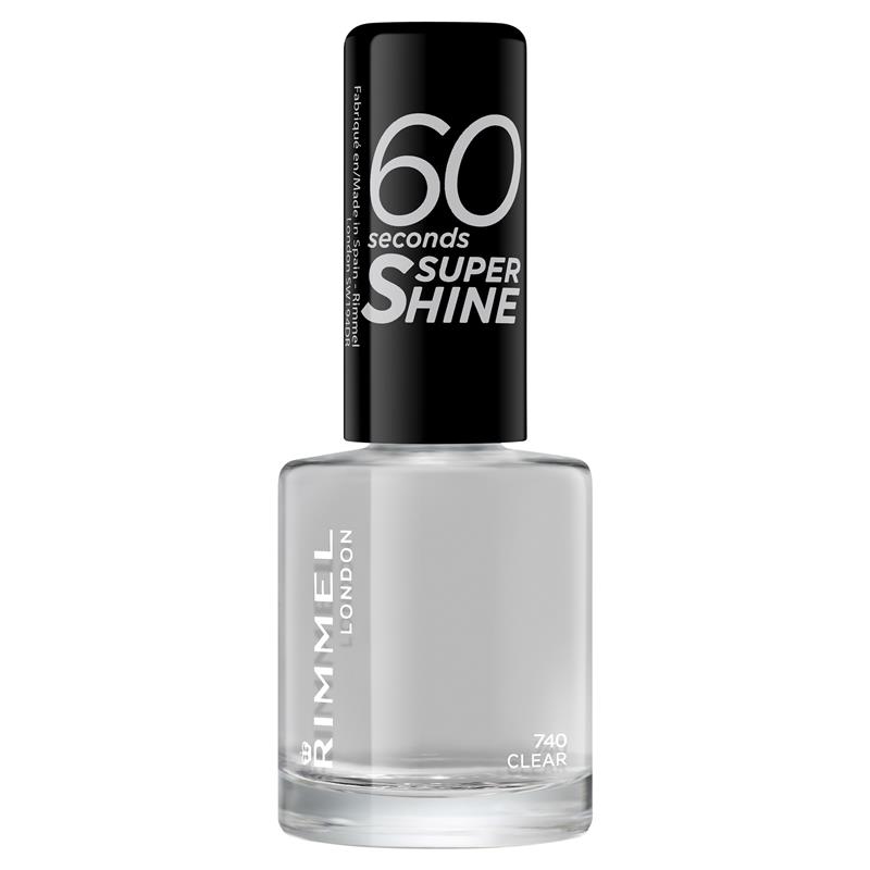 Buy Rimmel 60 Seconds Nail Polish Clear Online at Chemist Warehouse®