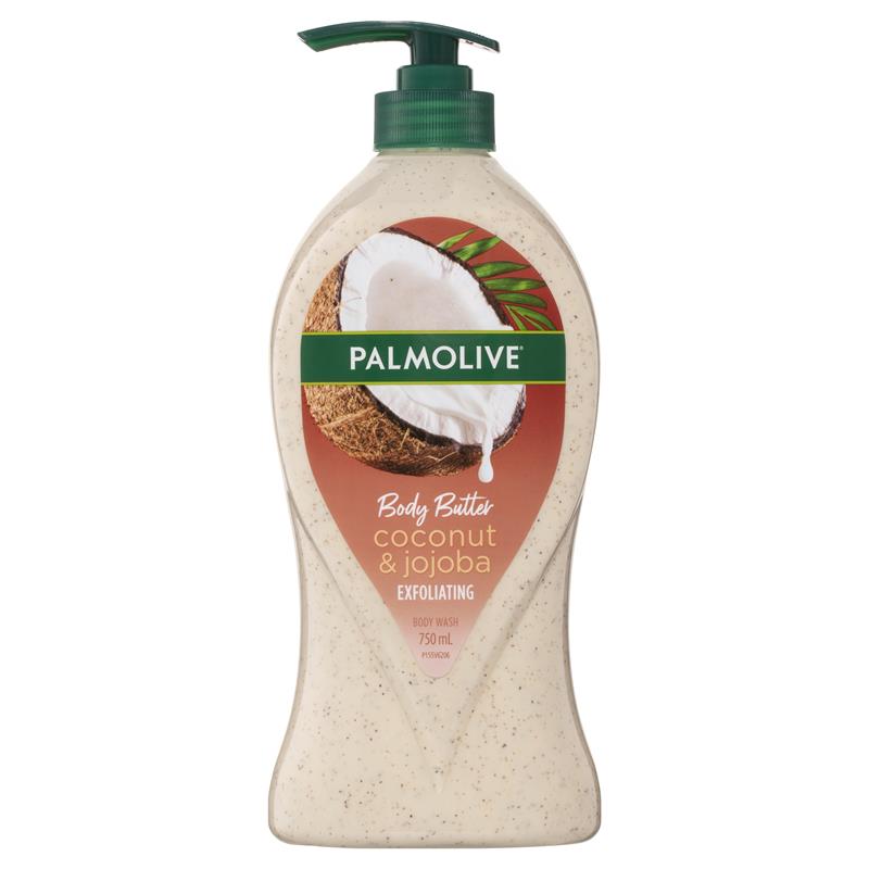 Palmolive Shower Gel Body Butter Coconut Scrub 750ml