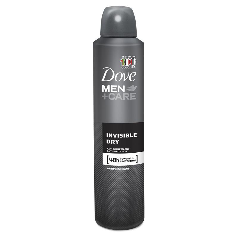 بخاخ مزيل عرق دوف مين+كير الرجالي إنفيزيبل دراي - 250 مل — SHD-0111-MEN-INVISIBLE-DRY