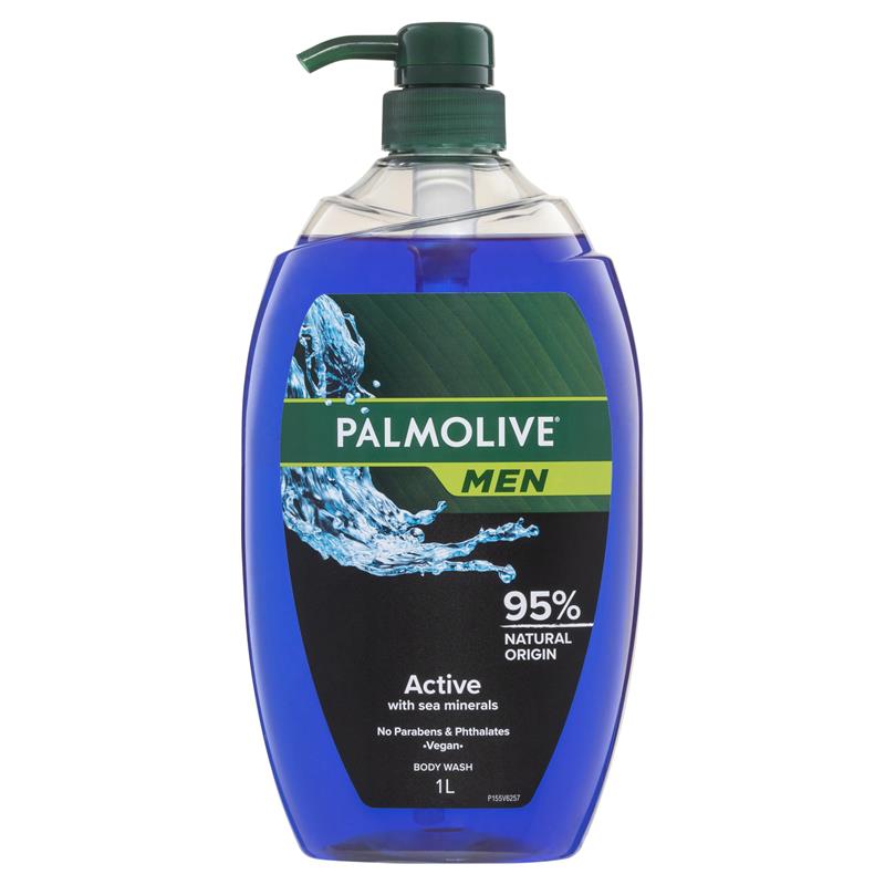 Palmolive Mens Shower Gel Active 1 Litre