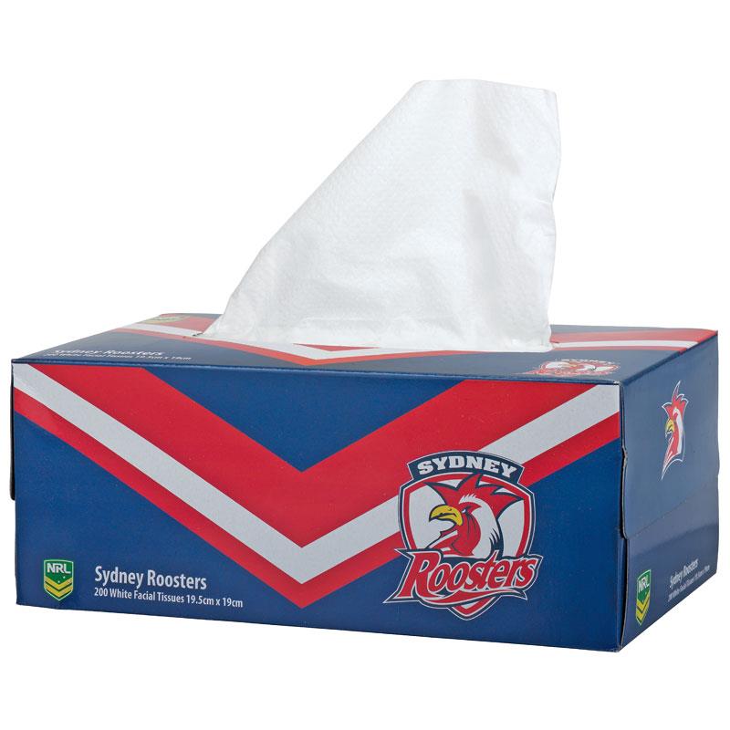 NRL Tissue Box 2Ply Sydney Roosters 200