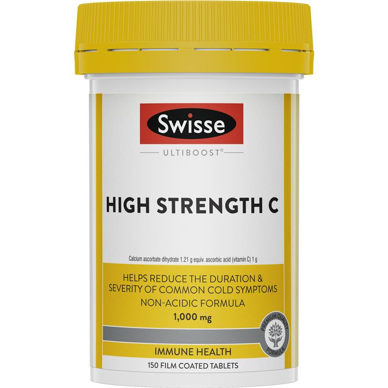 Buy Swisse Vitamin C 1000mg 150 Tablets Online at Chemist Warehouse®