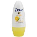 Dove Deodorant Antiperspirant Go Fresh Grapefruit Roll On 50ml