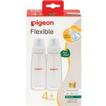 Pigeon Flexible Peristaltic PP Bottle 240ml Twin Pack