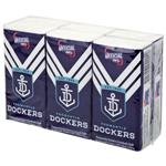 AFL Pocket Tissues Fremantle Dockers 6 Pack