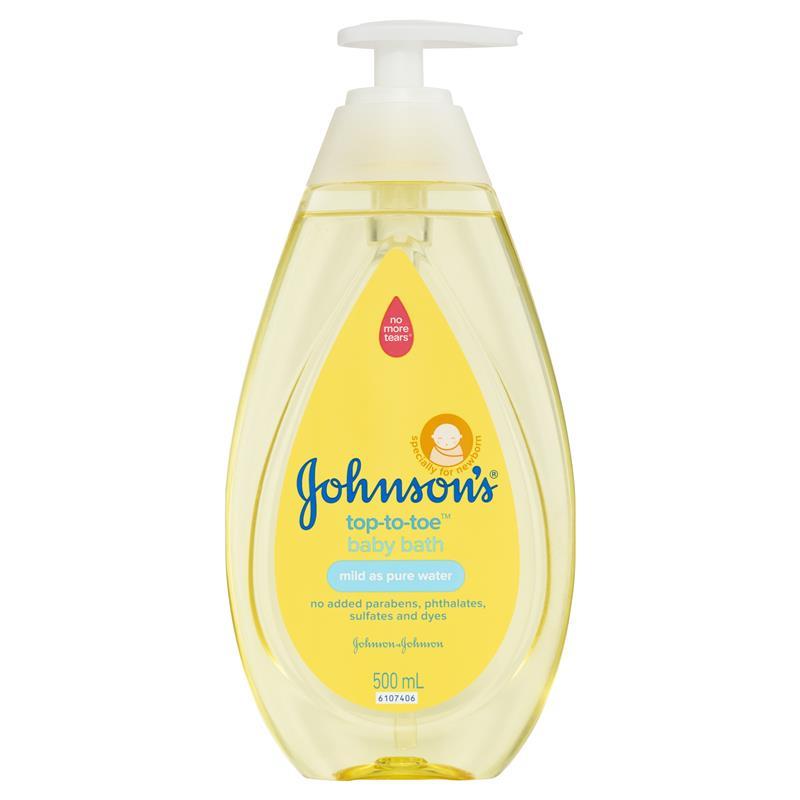 Johnson & Johnsons Baby Bath Top-To-Toe 500ml