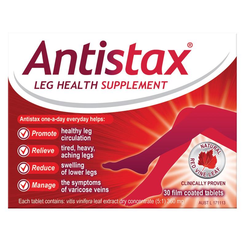 Buy Antistax Leg Health Supplement 30 Tablets Online at Chemist Warehouse®