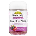 Nature's Way Vita Gummies Hair Skin Nail 60 Gummies