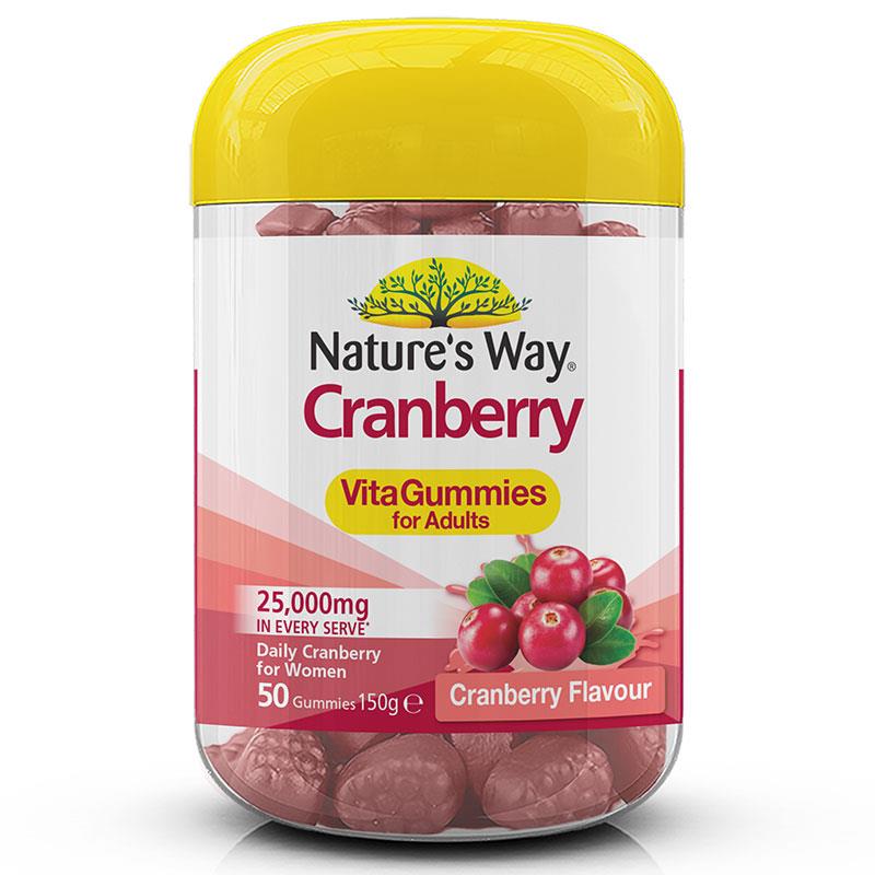 Buy Nature's Way Adult Vita Gummies Cranberry 50 Gummies Online at