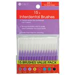 Health & Beauty Interdental Brushes 15 Pieces Size 1