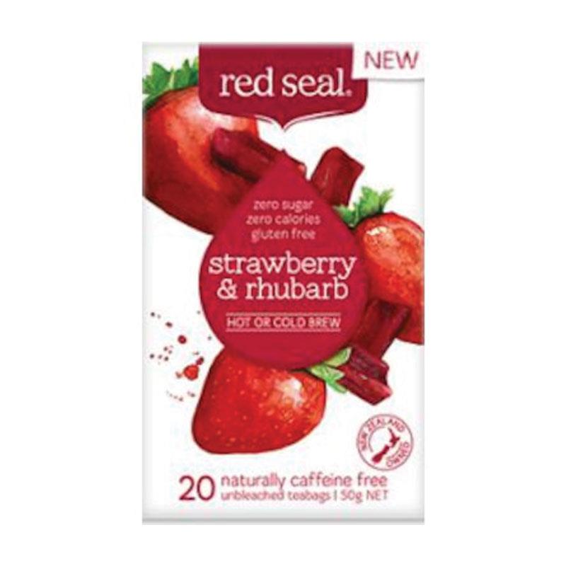 Buy Red Seal Tea Fruit Strawberry & Rhubarb 20 Tea Bags Online at