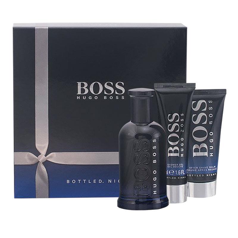 Buy Hugo Boss Bottled Night Eau de Toilette 100ml 3 Piece Set Online at ...