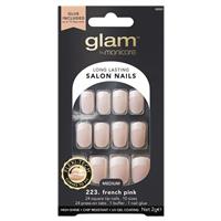 Buy Glam By Manicare 223 French Pink Med Square 2g Nails Online at ...