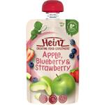 Heinz Apple Blueberry & Strawberry Pouch 120g 8m+