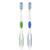Colgate 360 Optic White Platinum with 2 whitening actions Toothbrush Medium Value 2-Pack