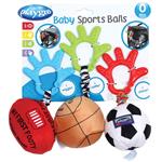 Playgro Baby Sports Ball Trio