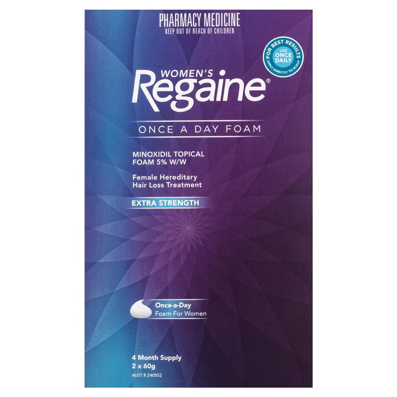 Regaine Women's Extra Strength Minoxidil Foam Hair Regrowth Treatment