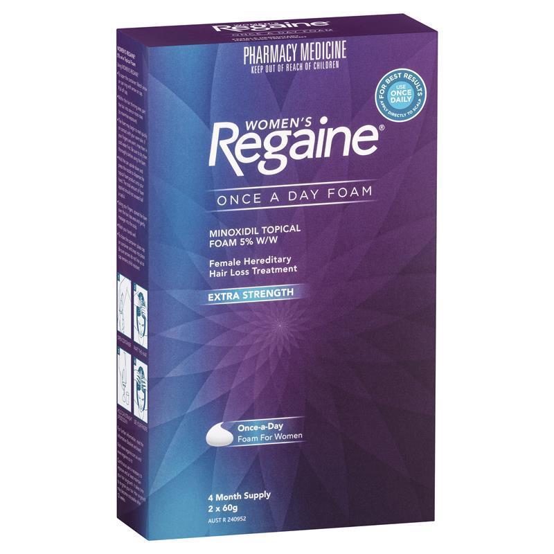 Buy Regaine Women's Extra Strength Minoxidil Foam Hair Regrowth Treatment 2  x 60g Online at Chemist Warehouse®