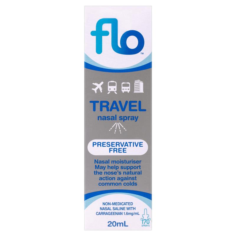 flo travel nasal spray side effects