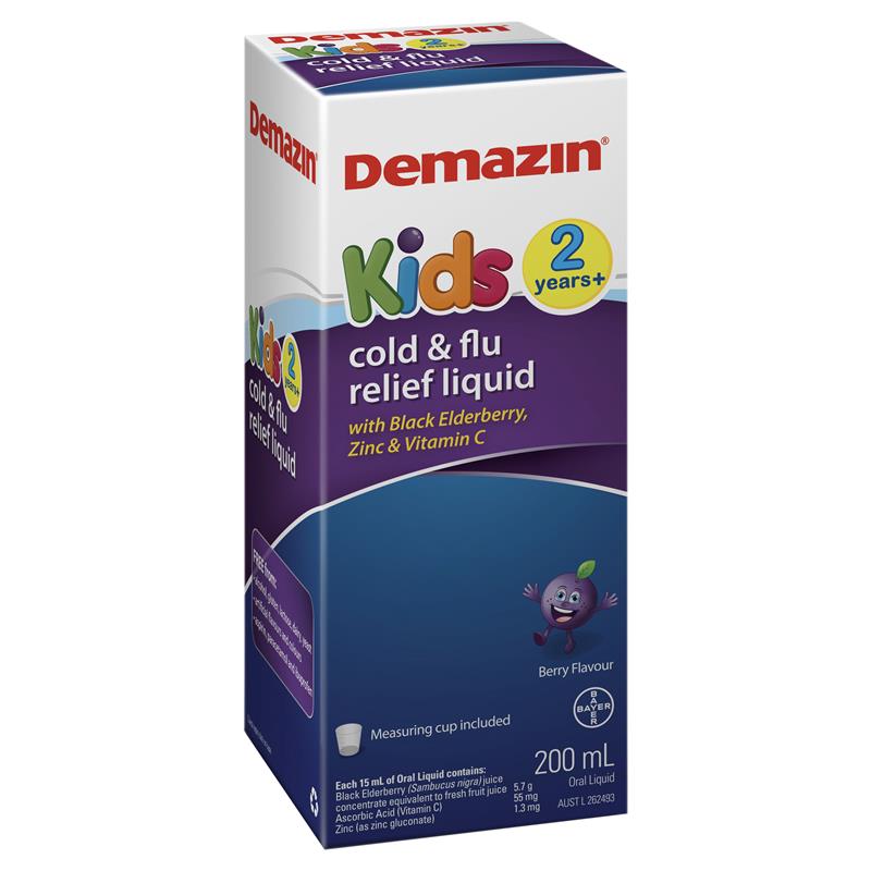 Demazin Kids Cold and Flu Relief 200ml