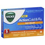 Vicks Action Cold and Flu Day Relief 24 Pack