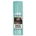 L'Oreal Paris Magic Retouch Temporary Root Concealer Spray - Dark Brown(Instant Grey Hair Coverage) 