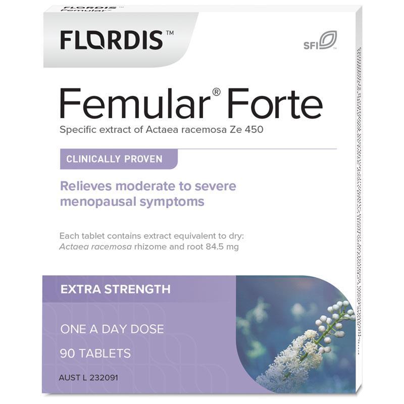 Buy Flordis Femular Forte for Menopause Relief 90 Tablets Online at