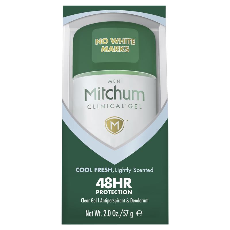 Buy Mitchum for Men Clinical Deodorant Gel Cool Fresh 57g Online at ...