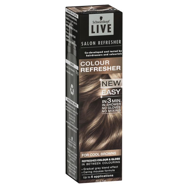 Buy Schwarzkopf Live Salon Colour Refresher For Cool Browns Online at