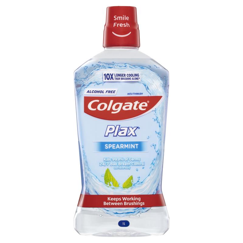 Colgate Plax Mouthwash Spearmint 1L