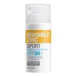 Invisible Zinc SPF 50+ Sport Mineral Sunscreen 4 Hour Water Resistant 100ml