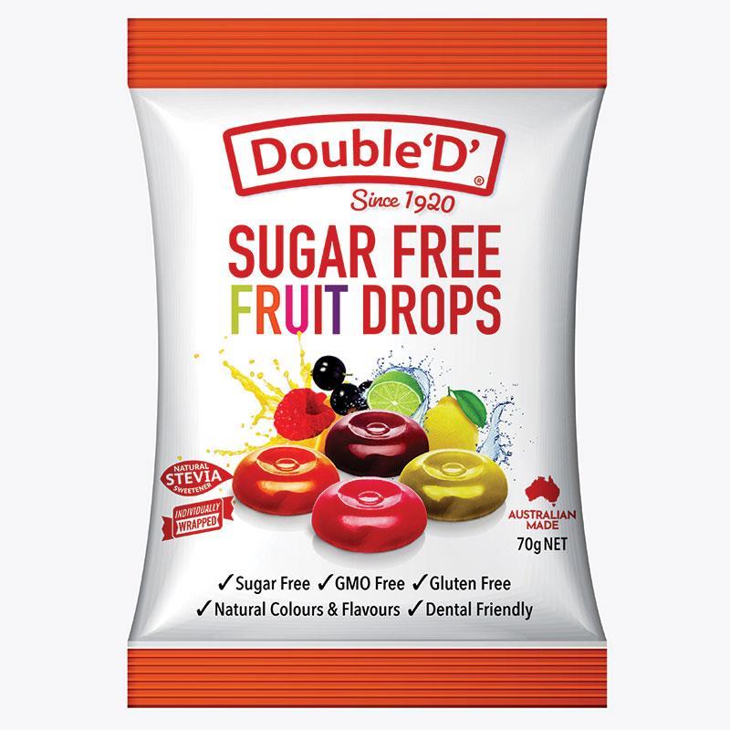 Buy Double D Sugarfree Fruit Drops 70g Online at Chemist Warehouse®