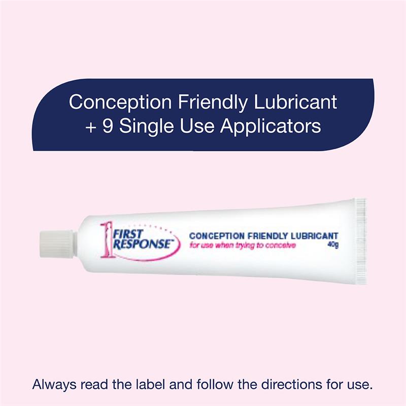 Buy First Response Conception Friendly Lubricant with Applicators 40g