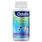 Ostelin Kids Calcium & Vitamin D Chewable - D3 for Childrens Bone Health & Immunity - 90 Tablets