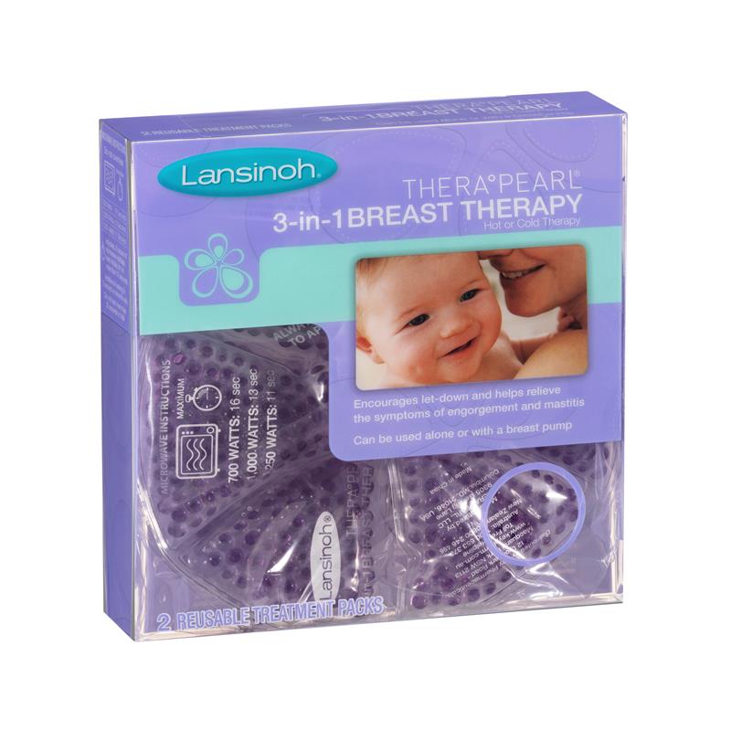 Lansinoh TheraPearl 3-in-1 Breast Therapy Packs