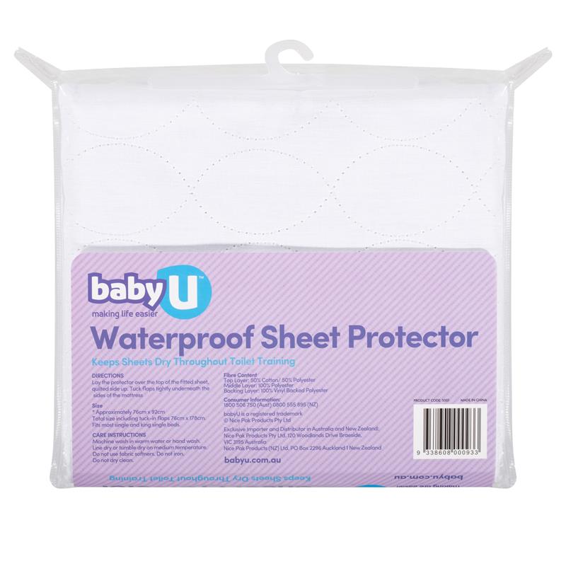 Buy Baby U Waterproof Sheet Protector Online Only Online at Chemist  Warehouse®