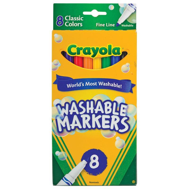 Buy Crayola Washable Markers 8 Pack Online at Chemist Warehouse®