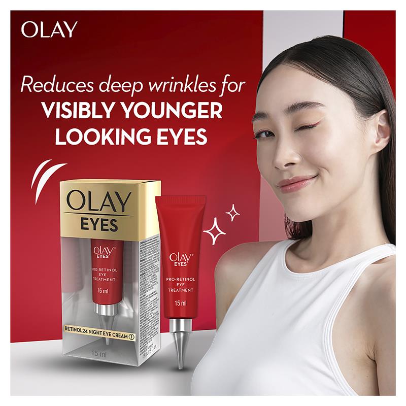 Olay Eyes Pro-Retinol Anti-Ageing Eye Cream 15ml Online at Chemist Warehouse®