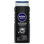 NIVEA MEN Active Clean 3-IN-1 Shower Gel Body Wash 500ml