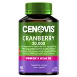 Cenovis Cranberry 30,000 - Women's Health - 90 Capsules Exclusive Size