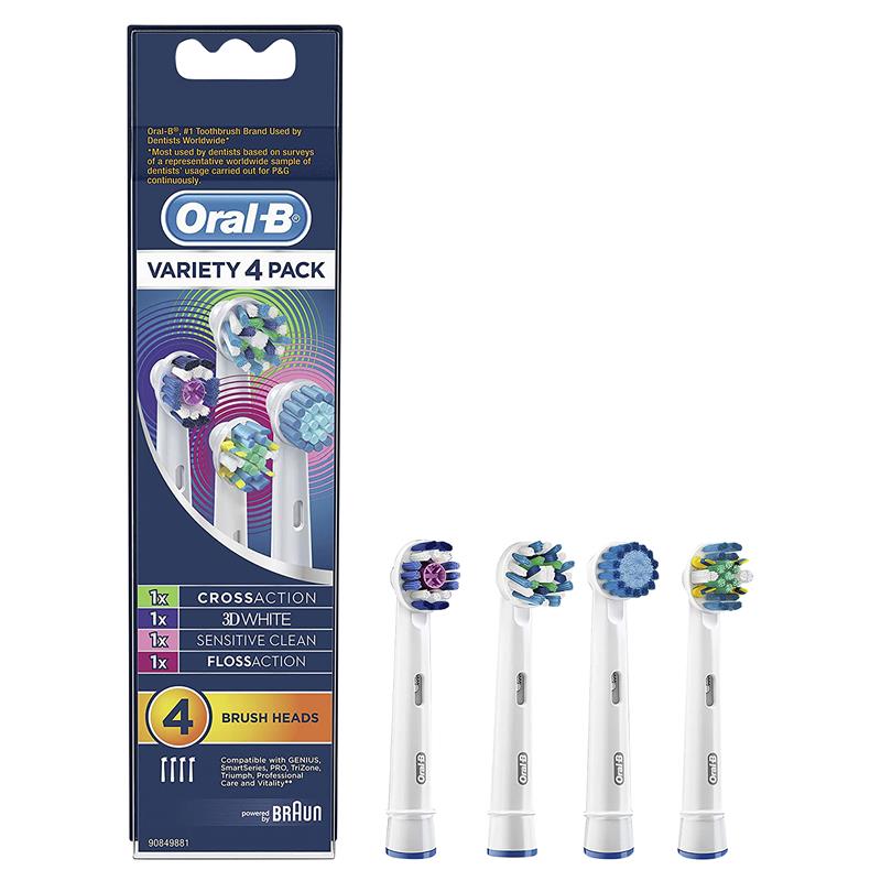 Oral-B Criss Cross Replacement Heads for Electric Toothbrush (Pack Of 4 )