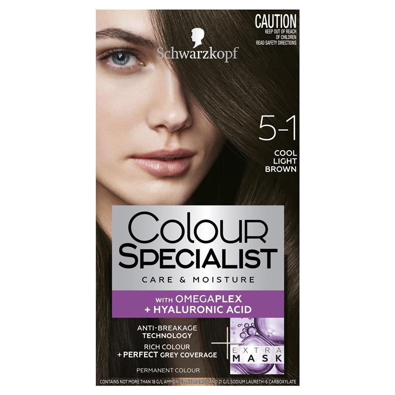 Buy Schwarzkopf Colour Specialist 5-0 Cool Light Brown Online at Chemist  Warehouse®