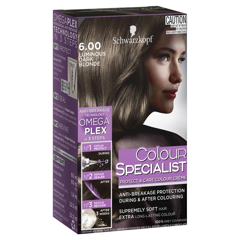 Buy Schwarzkopf Colour Specialist 6-0 Luminous Dark Blonde Online at  Chemist Warehouse®
