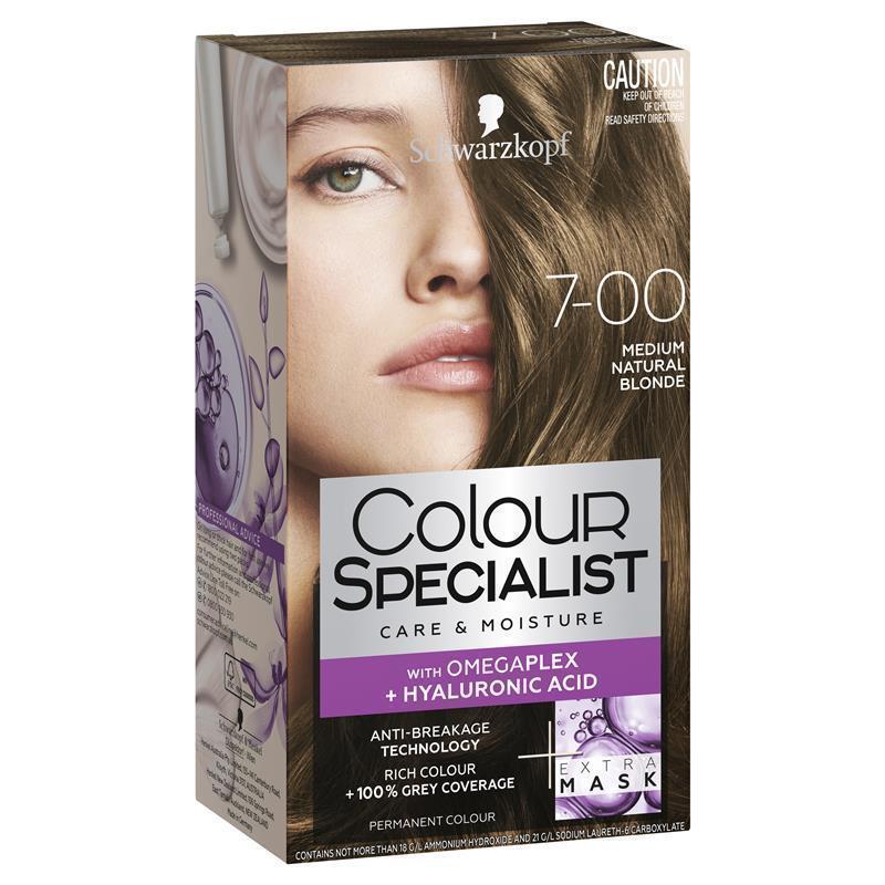 Buy Schwarzkopf Colour Specialist 7-00 Medium Natural Blonde Online at  Chemist Warehouse®