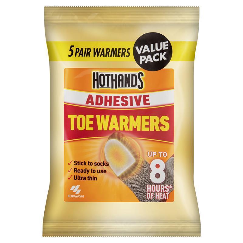 thumbnail image 2 of HotHands Toe Warmer Value Pack – 7 Pairs Of Air-Activated, Ultra-Thin Warmers With Odor Absorbing Charcoal 2 of 11