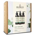 Sukin Love Your Skin Signature Cleanser Moisturiser & Toner Gift Set
