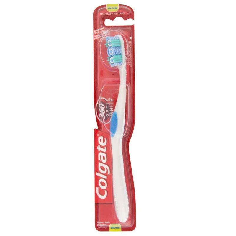 Buy Colgate Toothbrush 360 Degree Optic White Single Pack Online at ...