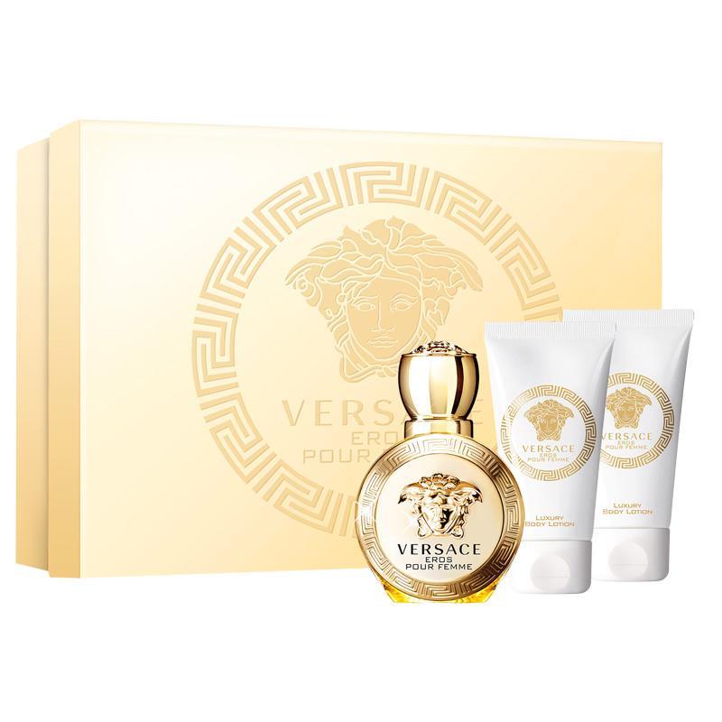 Buy Versace Eros Pour Femme Set Eau De Parfum 50ml + Shower Gel 50ml ...