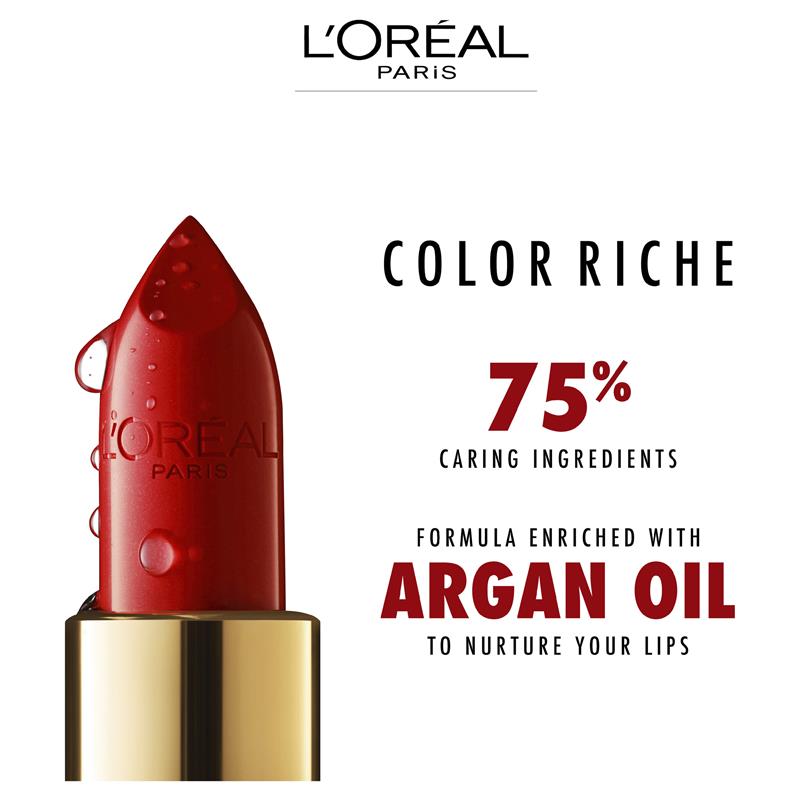 Buy L'Oreal Color Riche Made For Me Natural Lipstick 377 Perfect Red